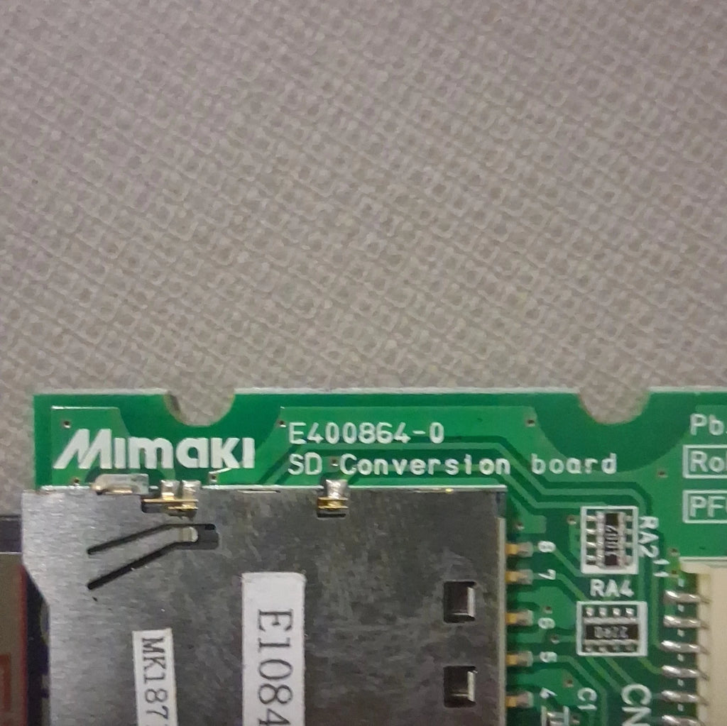 Mimaki E400864-0 SD Conversion Board Printed Circuit Board PCB E108449-A Tested