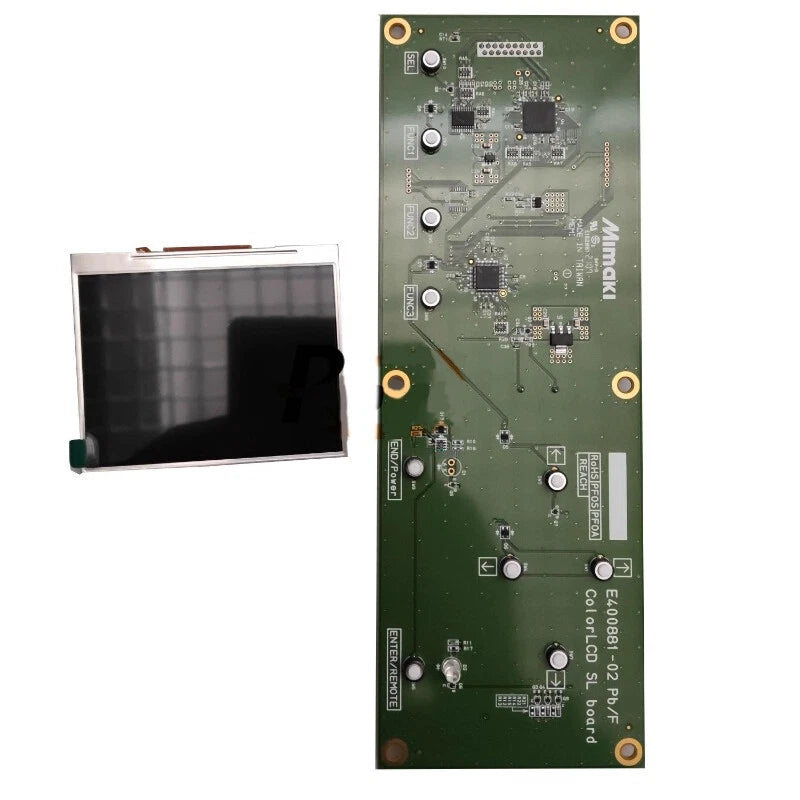 Mimaki Color LCD SL Board PCB w/ LCD Module E400881-02 E108988-03